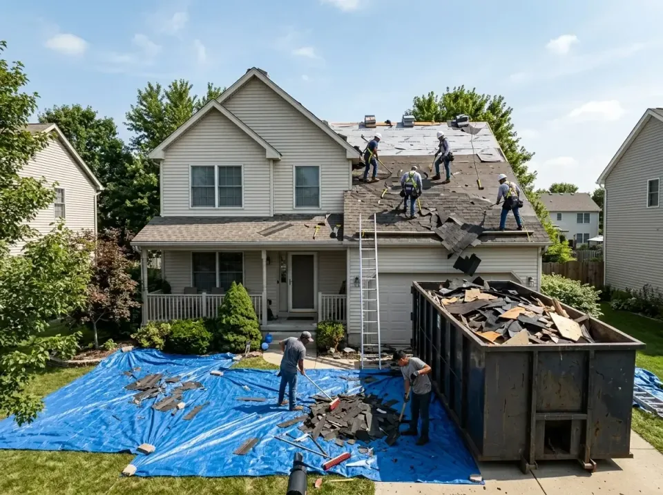 roof-replacement-debris-remova-004 — frequently asked questions, Cheapest Dumpster Rentals in Lutherville, MD